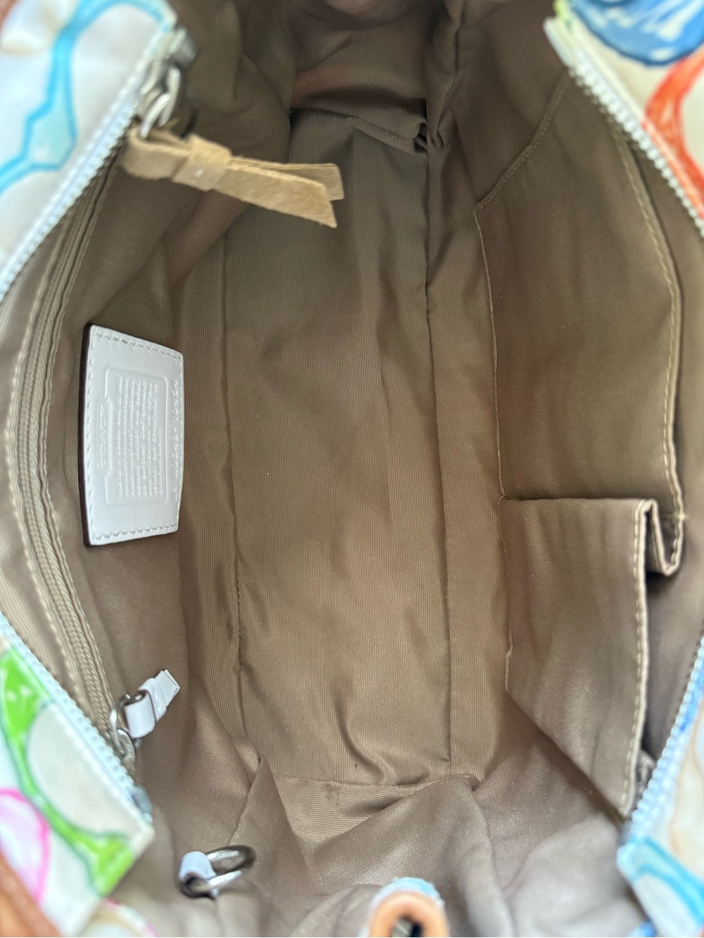Coach Hampton Weekend Patchwork Tote Bag - Picture 6 of 12